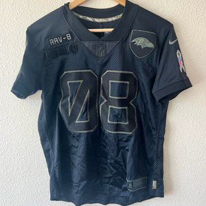 Baltimore ravens Custom Game Jersey - Grey LIMITED EDITION